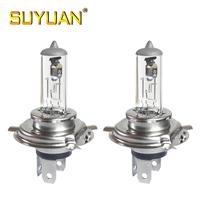 Ampoule de phare de voiture H4 blanc chaud, quartz, 12V 60/55W, xénon, 1600lm, halogène, pour éclairage de véhicule