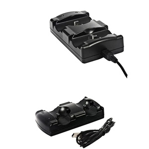 2 trong 1 USB sạc đứng <span class=keywords><strong>dock</strong></span> cho <span class=keywords><strong>PS3</strong></span> điều khiển kép Trạm Sạc cho <span class=keywords><strong>PS3</strong></span> Gamepad xử lý sạc cổng USB - Product Image 6