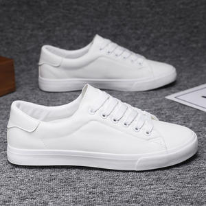Nouvelles chaussures rétro imperméables pour hommes, collection Printemps 2025, spécial <span class=keywords><strong>commerce</strong></span> extérieur, polyvalentes quatre saisons, semelle souple, blanches - Product Image 3