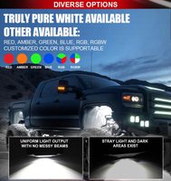 Lumières de roche LED super lumineuses RGB RGBW haute performance led puce 8800lm 8 Pods IP68 LED Rock Lights