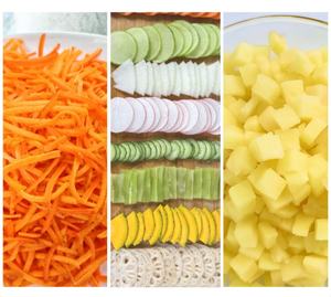 Raíz de vegetales, zanahorias, patata, cebolla, rebanadora, cortadora en cubitos, máquina cortadora de verduras, trituradora de cebolla, cortadora - Product Image 6