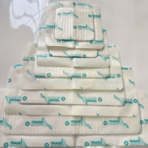 ผลิตภัณฑ์ทางการแพทย์คุณภาพสูง แผ่นปิดแผลซิลิโคนโฟมแบบดูดซับได้ดี ระบายอากาศได้ พร้อมขอบปิดแผล ช่วยเร่งการสมานแผล - Product Image 1