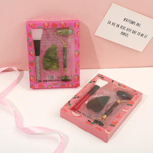 OEM LOGO Best Seller Alta calidad <span class=keywords><strong>Original</strong></span> 100% <span class=keywords><strong>Rosa</strong></span> Piedra preciosa Cara Cuidado <span class=keywords><strong>DE</strong></span> LA PIEL Natural <span class=keywords><strong>Rosa</strong></span> <span class=keywords><strong>Cuarzo</strong></span> Jade <span class=keywords><strong>Rodillo</strong></span> - Product Image 2