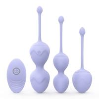 OEM Vibromasseur œuf vibrant 10 vitesses avec télécommande, en silicone de qualité alimentaire, œuf d'amour, boules vaginales, jouets sexuels pour exercices de Kegel pour femmes