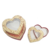 Boîte en papier carrée personnalisée de haute qualité, boîte-cadeau en carton avec fenêtre transparente en PVC, emballage de chocolat, à bas prix, boîte-cadeau