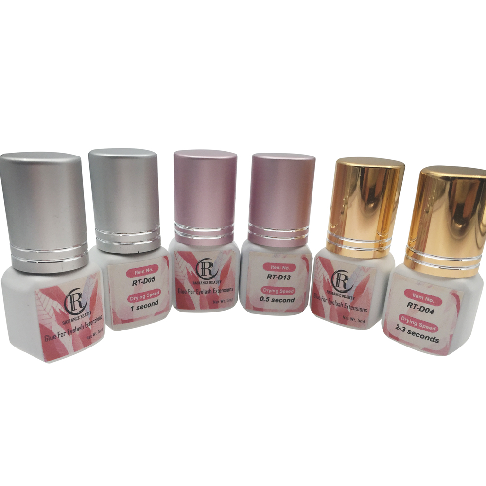 Инструмент для макияжа с фирменной этикеткой, 0,5 дюйма, 1 дюйм, 2-3 дюйма, Быстросохнущий Водонепроницаемый клей для наращивания ресниц без латекса