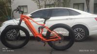 Usine chinoise 26 pouces e-bike 1000w gros pneu électrique 27.5 cadre de vtt avec vélo électrique à entraînement central, vélo de montagne à suspension complète