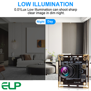 30fps IMX323 Mini PCB board USB Camera cho hội nghị video elp 2.0MP USB máy ảnh mô-đun không có biến dạng ống kính 1920x1080 H.264 - Product Image 3