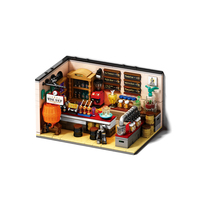 Vente en gros Reobrix 66305 Beer Bar MOC Building Block Kit Triangular Modular Scene Diorama Adult Collector Gift 588 PCS