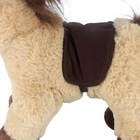 Jouets en peluche de cheval en peluche avec le jouet mou d'animal de logo personnalisable à vendre