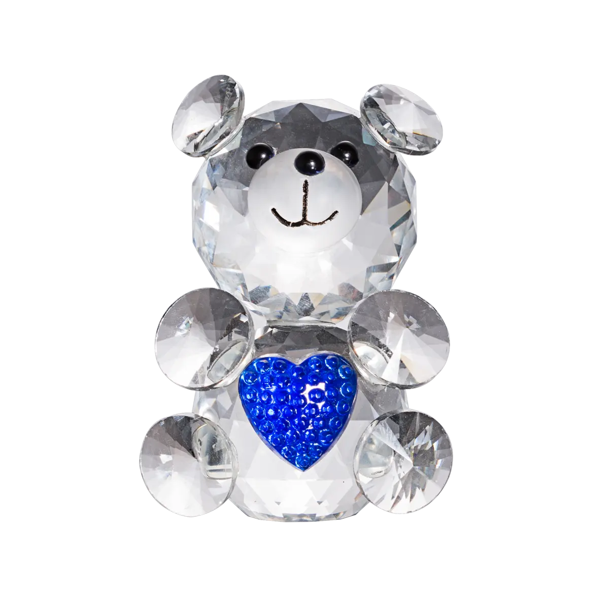 Crystal Heart Bear Handmade Collectible Home Ornaments Crystal Animal Figurines