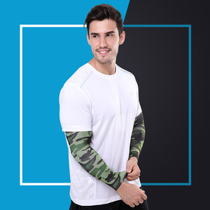 Manchons de protection UV pour hommes, motif camouflage, pour cyclisme, équitation, protection solaire, couvre-coudes pour le sport - Product Image 1