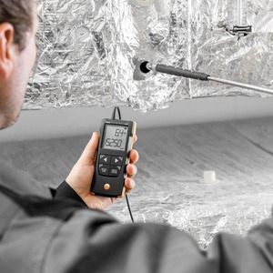 Anémomètre numérique Testo 416 avec sonde 0,6-40 m/s pour la mesure du débit d'air dans les conduites - Product Image 2