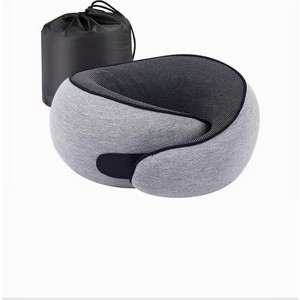 Almohada de Viaje en Forma de U Personalizable, Relleno de Espuma Viscoelástica de Rebote Lento, Transpirable y Suave, Soporte para el Cuello - Product Image 6