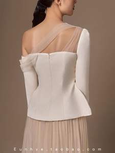 ชุดเดรสออกงานหรูหราสำหรับผู้หญิงชุดเดรสผ้าโปร่งยาวครึ่งกระโปรงผ้าโปร่งคุณภาพสูงสำหรับ2025 - Product Image 3