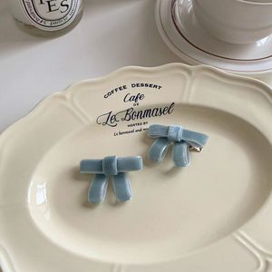 Fancy Velvet Mini Ribbon <b>Bow</b> Hair <b>Clips</b> for Girls-Daily Use - Product Image 6