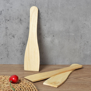 Mini <span class=keywords><strong>spatule</strong></span> en bois de bambou pour dortoirs étudiants, écologique, durable, sans danger pour les aliments, petit ustensile de cuisine en bois - Product Image 2