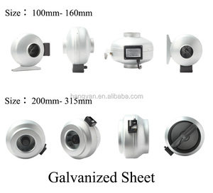Ventilador <span class=keywords><strong>centrífugo</strong></span> de bajo ruido de 4/6/8/10 pulgadas con <span class=keywords><strong>interruptor</strong></span> de doble velocidad para ventilador en línea - Product Image 6