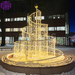 Luces LED para árbol de Navidad IP65 para interiores y exteriores, decoración navideña para centros de ciudades, exhibición comercial para días festivos. - Product Image 2