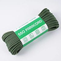 Cordon en nylon paracorde 9 brins 550 haute résistance pour kits de survie et équipement tactique Fabriqué en Chine