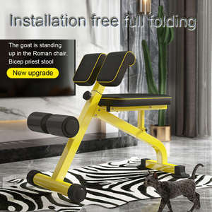 Banc lesté réglable de haute qualité <span class=keywords><strong>chaise</strong></span> hyper <span class=keywords><strong>romaine</strong></span> sportive pour un usage domestique <span class=keywords><strong>musculation</strong></span> inclinable de <span class=keywords><strong>musculation</strong></span> du corps entier - Product Image 5