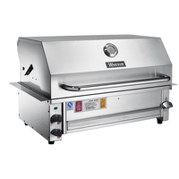 Grille de barbecue de table en acier inoxydable sans fumée intégrée pour une cuisson en plein air pratique Barbecue électrique intégré