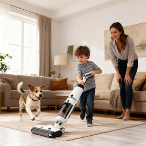 Mopa Inalámbrica para Pisos, Limpiador <span class=keywords><strong>de</strong></span> Pisos Húmedo y Seco, Mopa Doméstica Inteligente con Autolimpieza - Product Image 2