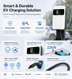 <span class=keywords><strong>Borne</strong></span> de Recharge Murale 11 kW Type 2 pour Voiture Électrique 16 A - Product Image 2