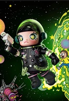 Коллекционная фигурка POPMART MEGA SPACE MOLLY 400% Rick Morty, оригинальная аниме-фигурка из ПВХ, для декора дома, в закрытой упаковке, для коллекционирования и демонстрации