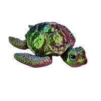 Modèle de tortue imprimé en 3D 2026 avec articulations mobiles, collection créative, décoration de bureau, cadeaux faits main pour les fans d'anime