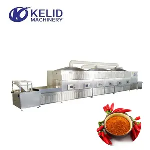 Industrial Microwave Red Chilli Drying Machine For Paprika Powder