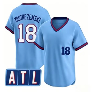 Maillot de baseball 2026 brodé avec les noms de Ronald Acuna Jr, Ozzie Albies, Matt Olson, Austin Riley, Chipper Jones, livraison rapide - Product Image 6
