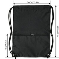 Sac à dos pliable portable en polyester avec fermeture éclair, grande capacité, optimisation de l'espace, poche principale et poche avant