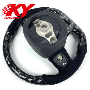 Volante Deportivo de Fibra de Carbono Forjado Personalizado con Levas de Cambio para Dodge Hellcat Charger Challenger SRT R/T - Product Image 4