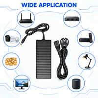 Adaptateur secteur de bureau personnalisé ODM OEM 5,5x2,5 mm avec prise EU/US/AU/UK 24V 8A 5,5x2,1 mm 192W, large compatibilité