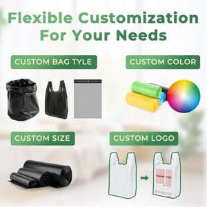 Sacchi per la Spazzatura ad Alta Densità da 15 Galloni, 24" X 33", Sacchetti Neri per Ufficio, Bagni, Aziende, Casa e Uso Commerciale - Product Image 5