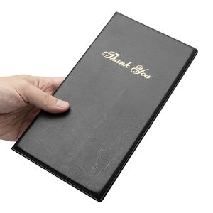 कस्टम होटल मेनू कॉफी रेस्तरां चमड़े के बिल फ़ोल्डर जांच प्रस्तुतकर्ता सस्ते बिल प्रस्तुतकर्ता मेनू कवर रेस्तरां - Product Image 3