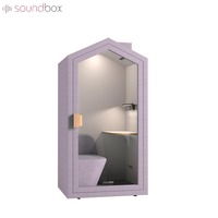 Pod de méditation de réduction du bruit un espace de repos calme personnel privé cabines insonorisées