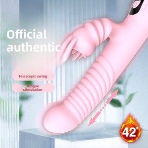 Vibrador de silicona de 20 frecuencias con lengua pequeña tipo conejo para adultos - Product Image 4