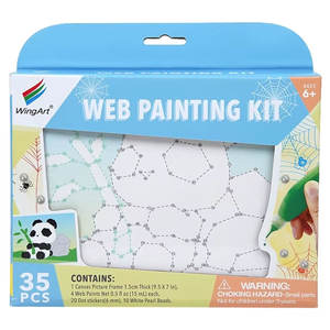 مجموعة رسم على القماش قابلة للتخصيص بالكامل، طقم جديد من 4 قطع سعة 15 مل، مجموعة ألوان لؤلؤية للأطفال، لعبة رسم وحرف يدوية للجنسين - Product Image 2