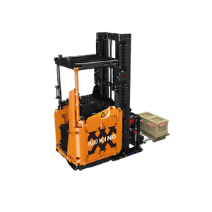 17040-41 Serie Ingeniería ~ Modelo de Montacargas con Estanterías, Juguete de Bloques de Construcción para Niños - Product Image 1