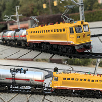 Tren Eléctrico de Juguete para Niños, Tren de Metal con Vías, Modelo de Tren de Aleación para Niños