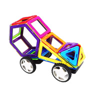 Promoción de 60 Piezas, Bloques de Construcción Magnéticos DIY, Material ABS, Juguetes Magnéticos de Coche para Niños, para Juego Creativo