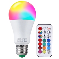 Ampoule JINK RGB+CCT à changement de couleur, lumière intelligente avec télécommande, compatible B22, 16 millions de couleurs, éclairage LED intérieur