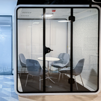 Bureau de réunion privé intérieur insonorisé pour le travail Pod de réunion insonorisé pour l'enregistrement de la cabine vocale Boîte à dosettes de bureau externe
