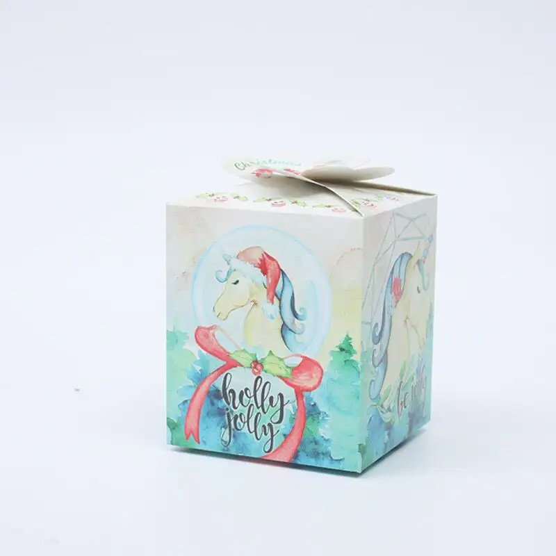 Caixa de embalagem de embalagens para doces, caixa de embalagem criativa de papel para presente de casamento