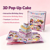Offre Spéciale : Livre Pop-up 3D Personnalisé à Couverture Rigide en Papier Couché pour Histoires Anglaises pour Enfants – Impression Professionnelle