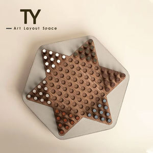 Semplice e moderno gioco da tavolo <span class=keywords><strong>in</strong></span> legno massiccio internazionale ornamento <span class=keywords><strong>casa</strong></span> soggiorno studio ufficio camera modello Hotel decorazione - Product Image 2