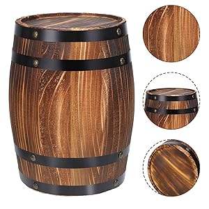 Seau à glace de bureau ovale en bois personnalisé pour boissons - Product Image 2