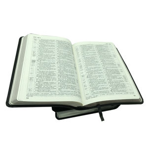Couverture en cuir noir en gros avec impression personnalisée Impression <span class=keywords><strong>de</strong></span> livres <span class=keywords><strong>de</strong></span> la Bible chrétienne - Product Image 6